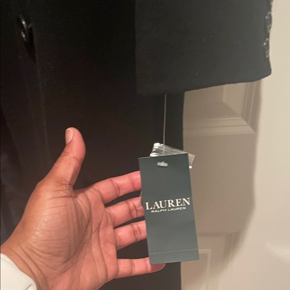 Ralph Lauren Classic Black Trench Coat - Picture 2 of 7